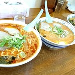 華宴 - 辛みそ《大盛》・辛みそ・塩【Sep.2017】