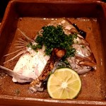 鮨 和さび - マダイ（明石）×松茸