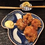 定食あさひ - からあげ4個【平成29年8月31日撮影】