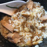 らーめん いつ樹 - チーズ飯ダイブ