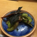 松江の味 郷土料理 出雲 川京 - 枝豆、わかめ、イリコ