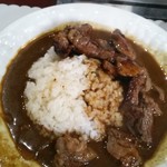 ステーキしのだ - ランチのステーキカレー。絶品です。