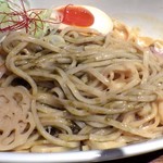 麺と心 7 - 濃厚雲丹のスープまぜそば（2016年3月限定）（麺）