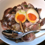 中華蕎麦 葛 - 味玉ローポー丼