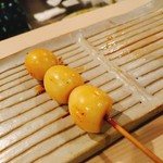 焼鳥 おみ乃 - うずらのたまご　白玉