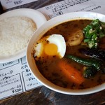 ファットバンブー - ベジタブルランチカレー(800円)です。