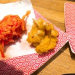 魚河岸酒場 FUKU浜金 - とうもろこし天 (サービス)