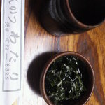 わたり - ワカメととろろのポン酢和え