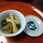 草喰 なかひがし - 新たけのこ・わかめ・れんこんの団子