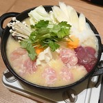 銀座 篝 - 水炊き鍋  @980円(税別) (2017.09)