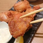 銀座 篝 - 特製ザンギのアップ(2017.09)