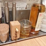銀座 篝 - 調味料(2017.09)