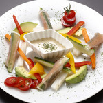 ``Bagna Cauda'' made with seasonal vegetables