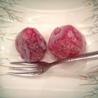 新宿 うなぎ菊川 - コースのアイス。美味でした！