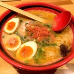 えびそば 一幻 - そのまま塩細麺（780円）＋味玉（110円）