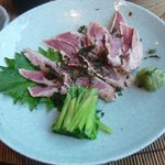 手打 たけうち - 合鴨ささみ山葵５００円★★★