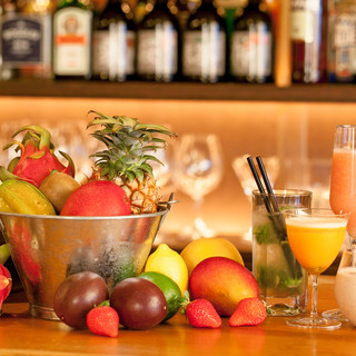 【季節のフルーツカクテル】