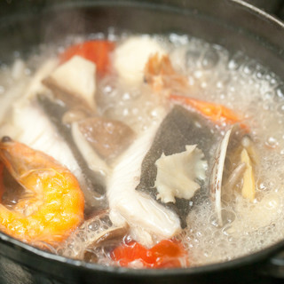 【雑炊の為のアクアパッツァ♪】