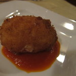 らんぷ亭 - スペシャリテのひとつカニクリームコロッケ