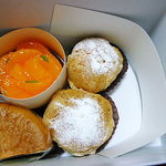 Sowame-Mu - 清見オレンジのタルト・ゴルゴンゾーラのチーズケーキ・シュークリーム２個 