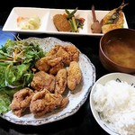 居酒屋 志ん - 若鶏唐揚定食　700円