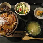 創 - ﾐﾆ豚丼ｾｯﾄ(800円)