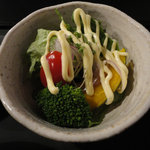 創 - ﾐﾆ豚丼ｾｯﾄ(800円)ｻﾗﾀﾞ