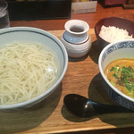 武膳 - 創作カレーつけ麺！ご飯付き！920円!