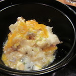 懐石料理 はし本 - 鱧と松茸の玉子とじご飯