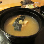 懐石料理 はし本 - ご飯：鯛茶漬け