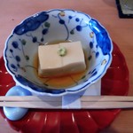 お料理 とみやま - ゴマ豆腐