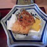 お料理 とみやま - まつたけのてんぷらも入っています