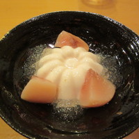 懐石料理 はし本 - デザート：桃のムース