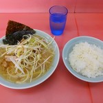 ラーメンショップ大和 - ネギラーメン＋半ライス