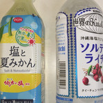 西友 - 塩と夏みかん 83円+税  ソルティーライチ 75円+税