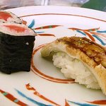 やま中・本店　鮨と日本料理　 - 鉄火巻きと穴子