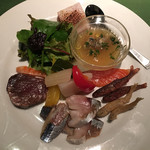 ワインレストラン ドミナス - 旬の魚介盛り合わせ