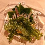 祇園 鮨 忠保 - 海ぶどうのお酢の物