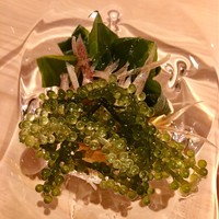 祇園 鮨 忠保 - 海ぶどうのお酢の物