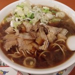 末廣ラーメン本舗 - 中華そば（並）セット