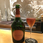 肉屋 雪月花 NAGOYA - ローランペリエ ロゼで乾杯