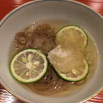 肉屋 雪月花 NAGOYA - さっぱりすだち蕎麦