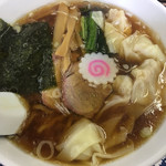 手打麺 笑くぼ - 雲呑麺(800円)