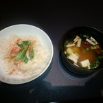 佐賀牛 季楽 銀座  - 110328炊立てご飯とお味噌汁