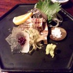 きはるの胡麻鯖や - 炙り鯖刺し