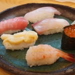 Kushiage A - おまかせ寿司6貫