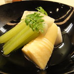 割烹 やました - 筍とフキの炊合せ