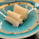 割烹 やました - 豚脂の塩漬