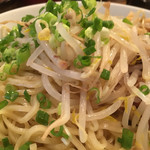 らーめん ふじもと - もりそば(醤油) さんま  平打ち麺・冷の麺アップ〜(*^▽^*)❤️