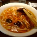 上海華龍 - 【2017.9.7(木)】ランチの四川風ラーメン